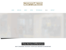 Tablet Screenshot of mortgagebyatrina.com
